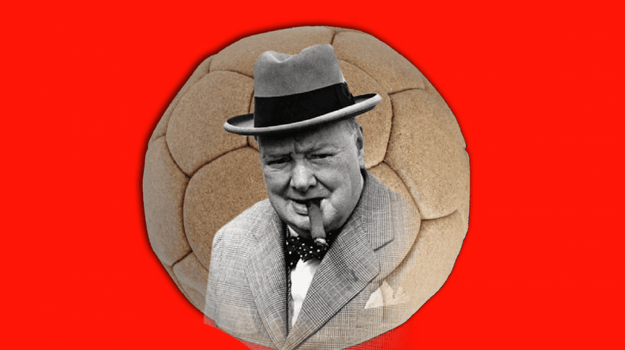 Grandes e pequenos líderes e a geopolítica do futebol: Winston Churchill.