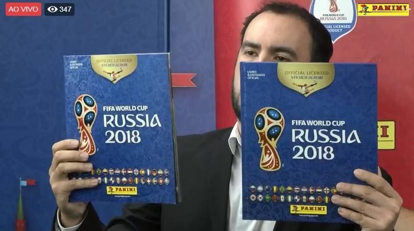 Álbum de figurinhas da Copa do Mundo da Rússia 2018 foi lançado oficialmente. Foto: Reprodução/Facebook