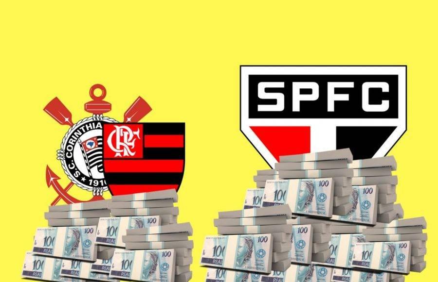 Corinthians, Flamengo e São Paulo: contrastes com Libertadores e Copa do Brasil.