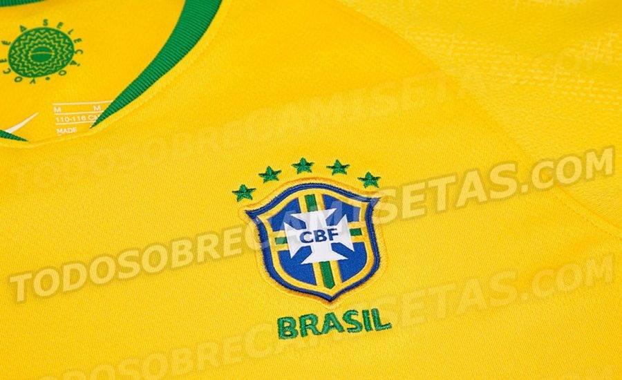 Camisa da seleção brasileira para a Copa do Mundo Fifa 2018, na Rússia.