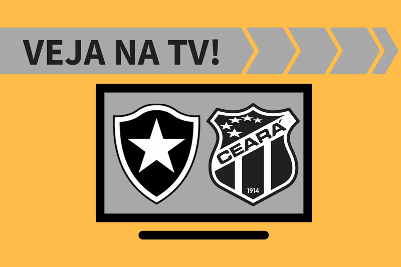 Botafogo x Ceará ao vivo: saiba onde ver a transmissão do jogo ao vivo na TV.
