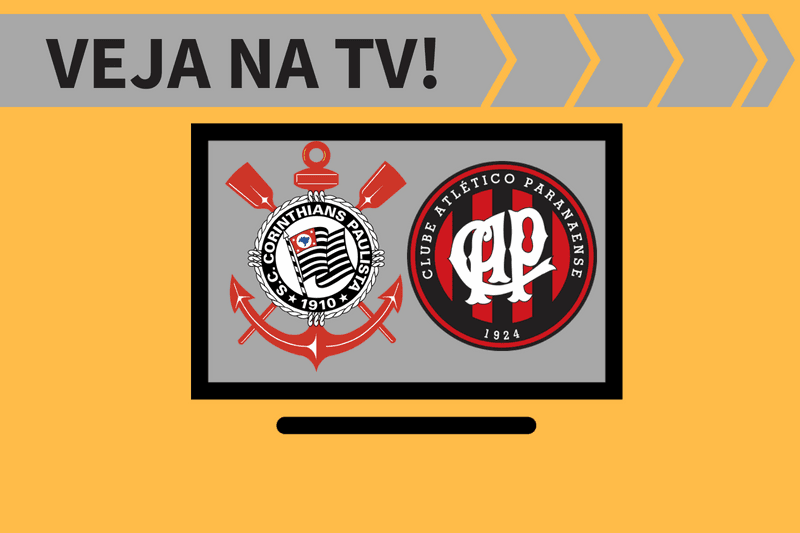 Corinthians x Atlético-PR AO VIVO: saiba como assistir ao jogo na TV