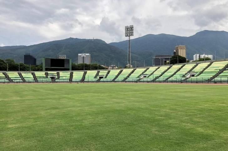 Estádio Olímpico de Caracas, palco do jogo do Atlético na quarta-feira. 