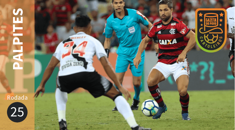 O Flamengo, de Diego, tem clássico contra o Vasco na 25ª rodada do Brasileirão 2018.  Foto: Gilvan de Souza/Flamengo