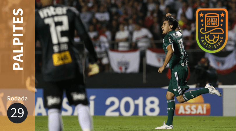 Palmeiras, de Gustavo Goméz, é uma das principais apostas da 29ª rodada do Brasileirão 2018.  Foto: Sociedade Esportiva Palmeiras