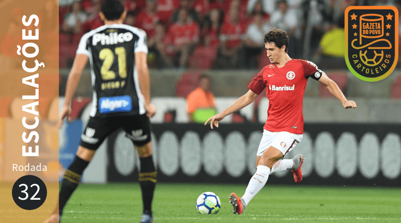 Rodrigo Dourado, do Internacional, é desfalque na 32ª rodada do Cartola FC 2018. Foto: Cláudia Sandes