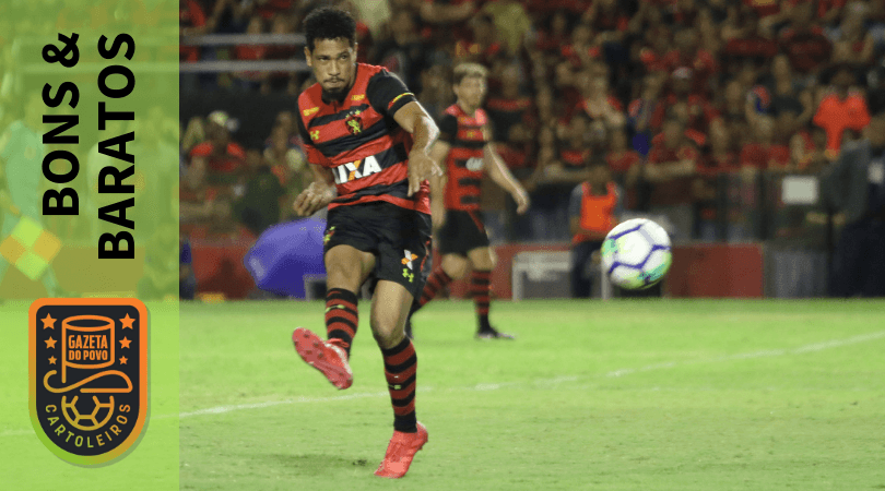 Hernane, do Sport, é ótima opção no time de bons e baratos para a 34ª rodada do Cartola FC 2018. (Foto: Anderson Freire/Sport Club do Recife).