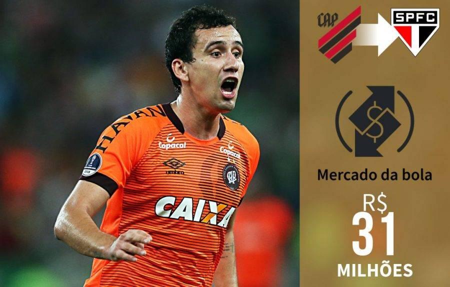 Pablo está perto de trocar o Athletico pelo São Paulo.