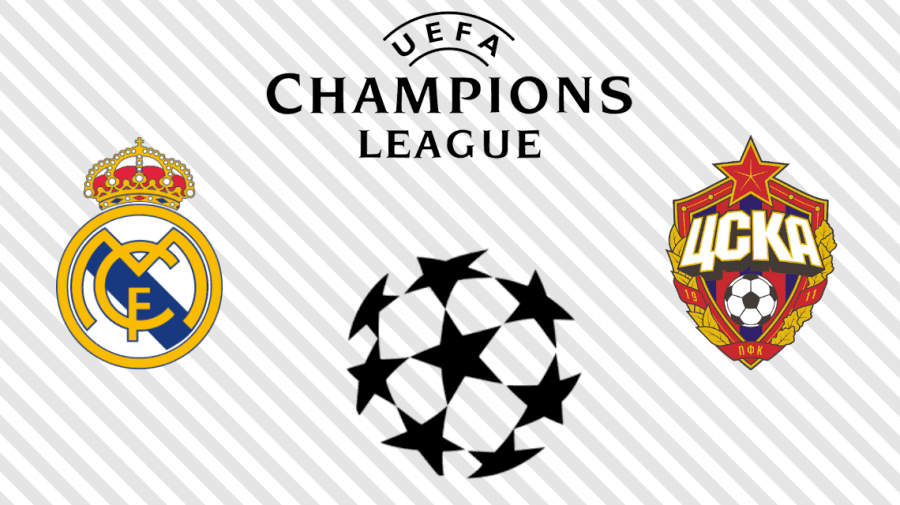Real Madrid x CSKA, válido pela sexta rodada do Grupo G da Liga dos Campeões (Champions League).