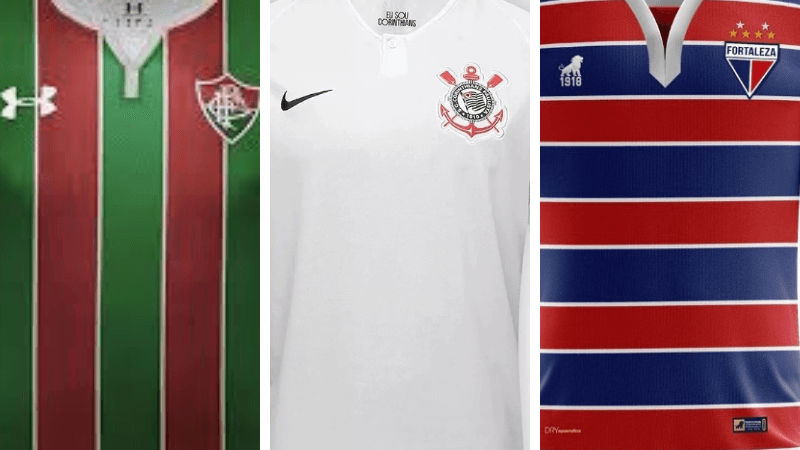 Camisas de Fluminense, Corinthians e Fortaleza são as mais baratas entre os times da Série A do Brasileirão.