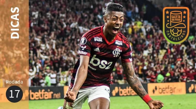 Bruno Henrique, do Flamengo, é uma das melhores opções de escalação na 17ª rodada do Cartola FC 2019.