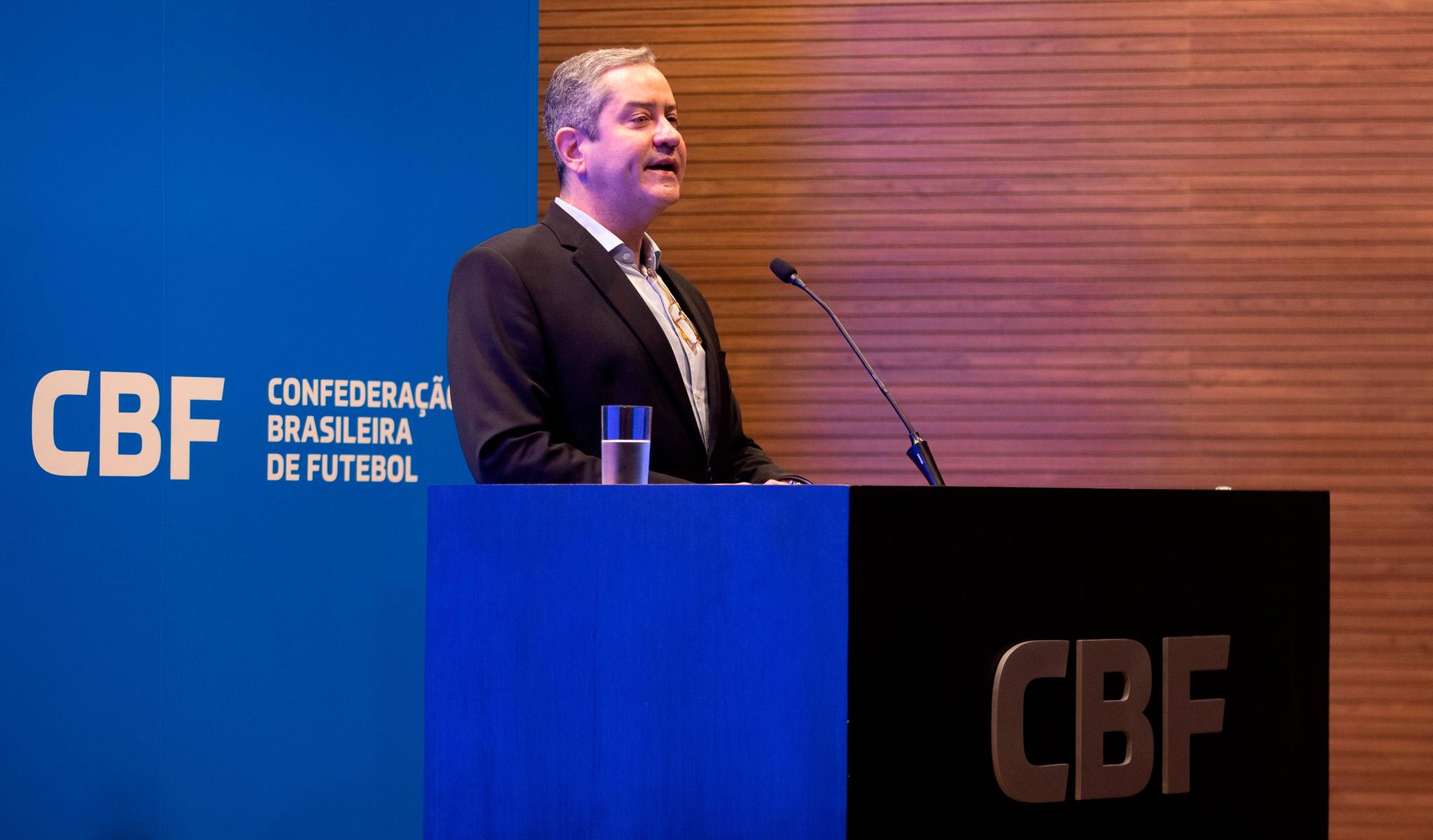 O presidente da CBF, Rogério Caboclo.