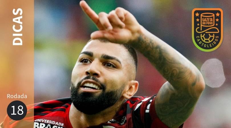 Gabigol, do Flamengo, é uma das melhores opções de escalação na 18ª rodada do Cartola FC 2019.
