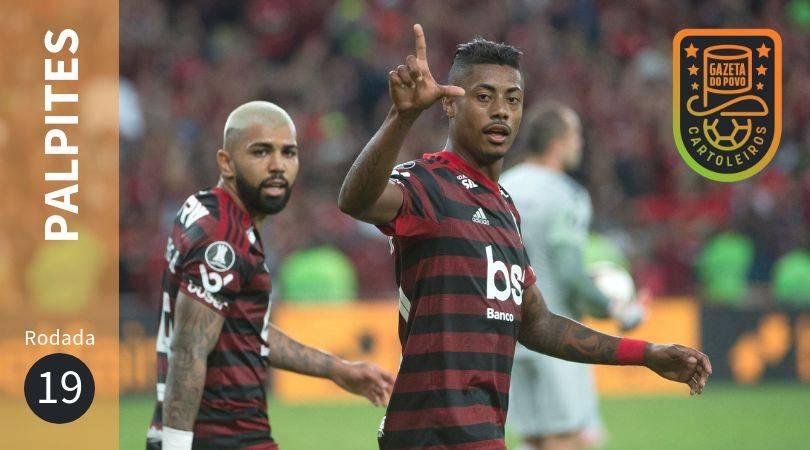 Flamengo defende a liderança contra o Santos na 19ª rodada do Brasileirão.