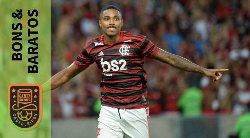 Vitinho, do Flamengo, é opção de jogador bom e barato da 24ª rodada do Cartola FC 2019.
