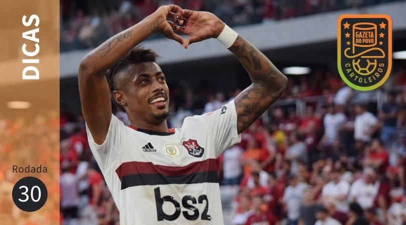 Bruno Henrique, do Flamengo, é uma das melhores opções de escalação na 30ª rodada do Cartola FC 2019.