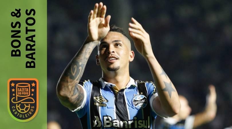 Luciano, do Grêmio, é opção de jogador bom e barato na 31ª rodada do Cartola FC 2019.