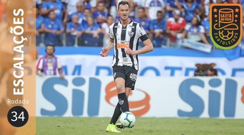 Réver, do Atlético-MG, é desfalque para a 33ª rodada do Cartola FC 2019.
