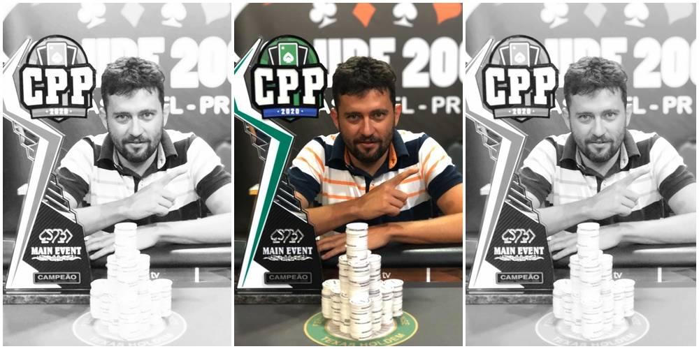 Paranaense de poker começa com campeão de Cascavel e prêmio de R$ 53 mil