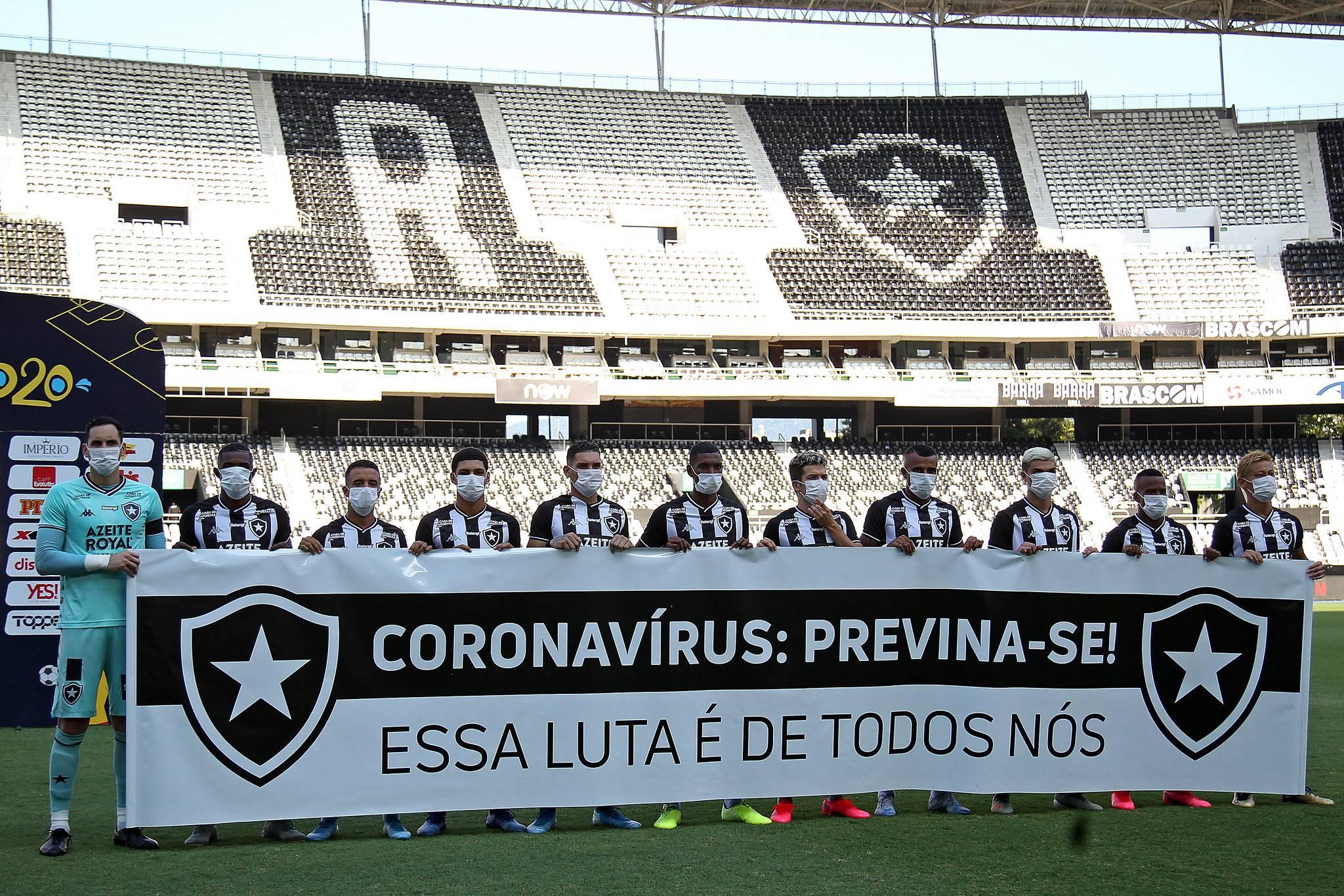 Tome do Botafogo fez o alerta na última rodada do Carioca antes da paralisação.