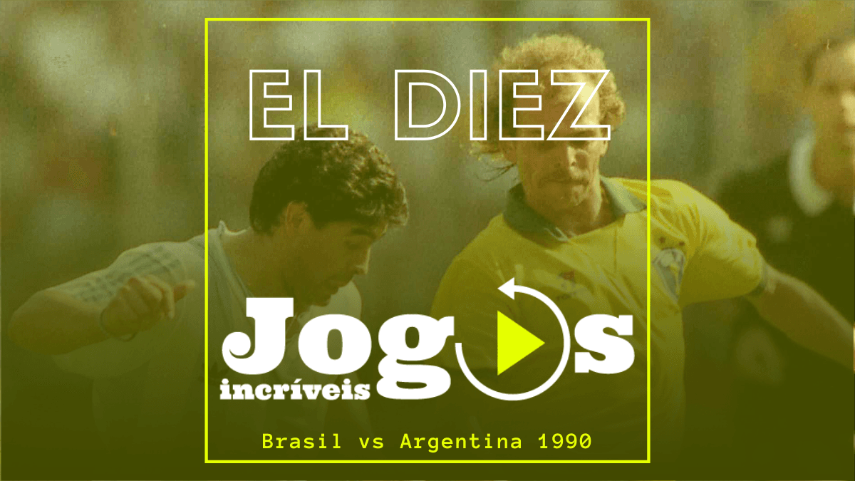 Brasil x Argentina, 1990: contra volantes e zagueiros, a vitória da paciência e da fé em Maradona
