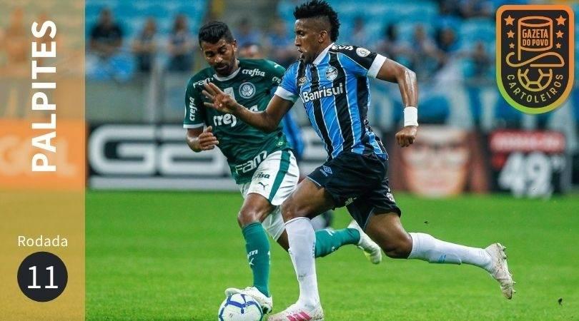 Grêmio e Palmeiras se enfrentam na rodada 11 do Brasileirão 2020.