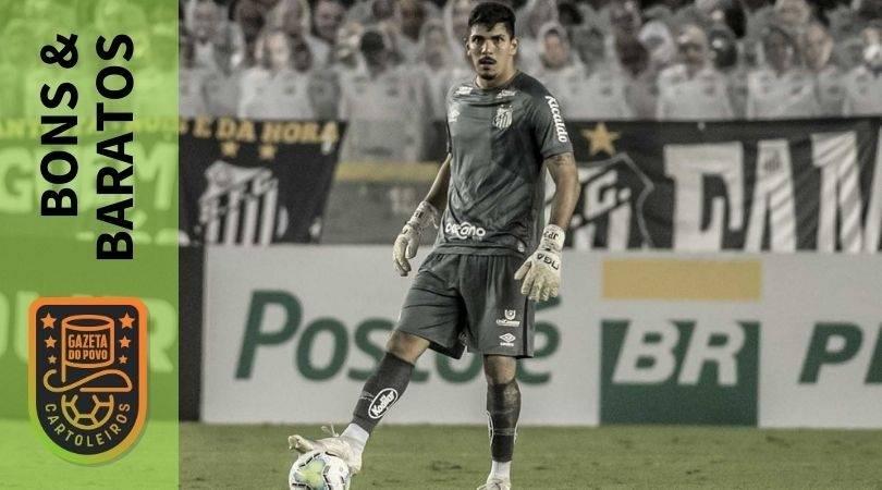 O goleiro João Paulo, do Santos, é uma opção de bom e barato para a rodada 11 do Cartola FC 2020.