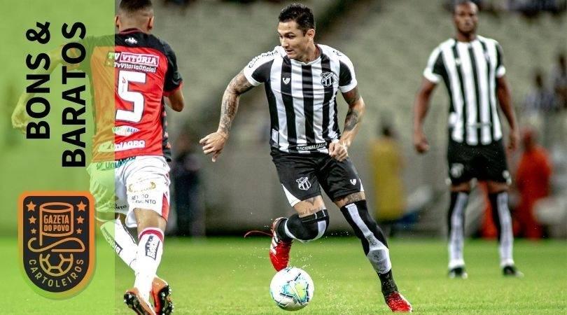 Vinícius, do Ceará, está entre os jogadores bons e baratos, que custam menos de 10 cartoletas, da rodada 15 do Cartola FC