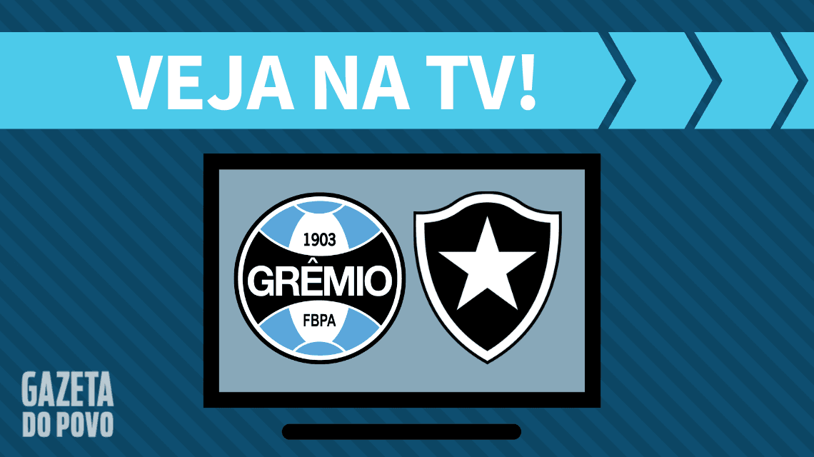 Grêmio x Botafogo AO VIVO: saiba como assistir na TV.