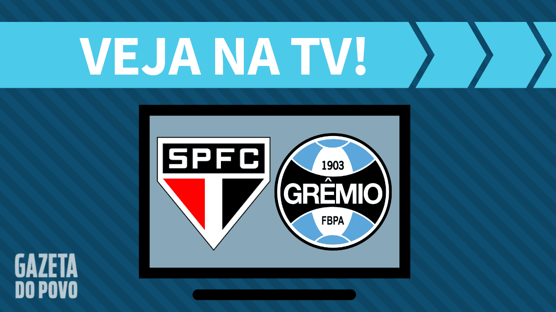 São Paulo x Grêmio AO VIVO: saiba como assistir na TV.