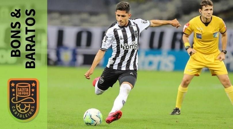 O atacante Savarino, do Atlético-MG, é uma opção boa e barata para a rodada 18 do Cartola FC 2020.