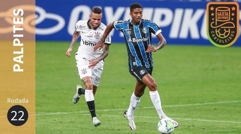Corinthians e Grêmio se enfrentam na rodada 22 do Brasileirão 2020.