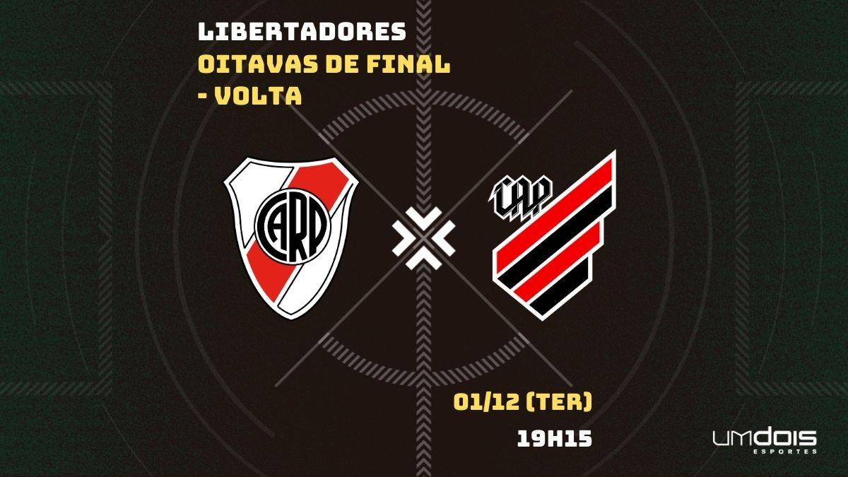 Athletico desafia o River pela Libertadores
