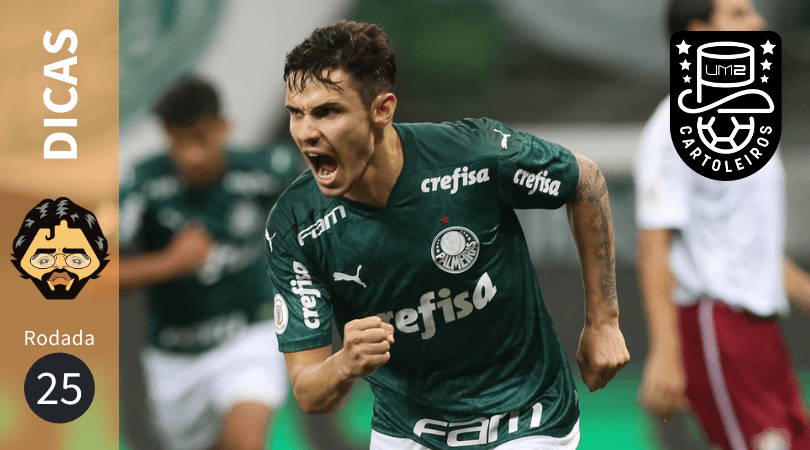 Raphael Veiga, do Palmeiras, é ótima opção de escalação na 25ª rodada do Cartola FC 2020