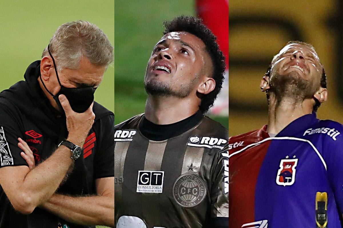 Athletico mais longe da Libertadores; Coritiba e Paraná lutam contra ZR