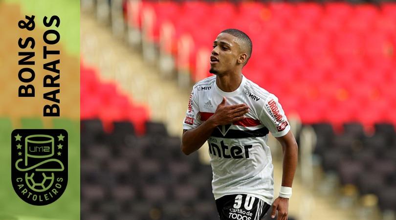Brenner, do São Paulo, é uma aposta boa e barata para a rodada 28 do Cartola FC 2020/2021