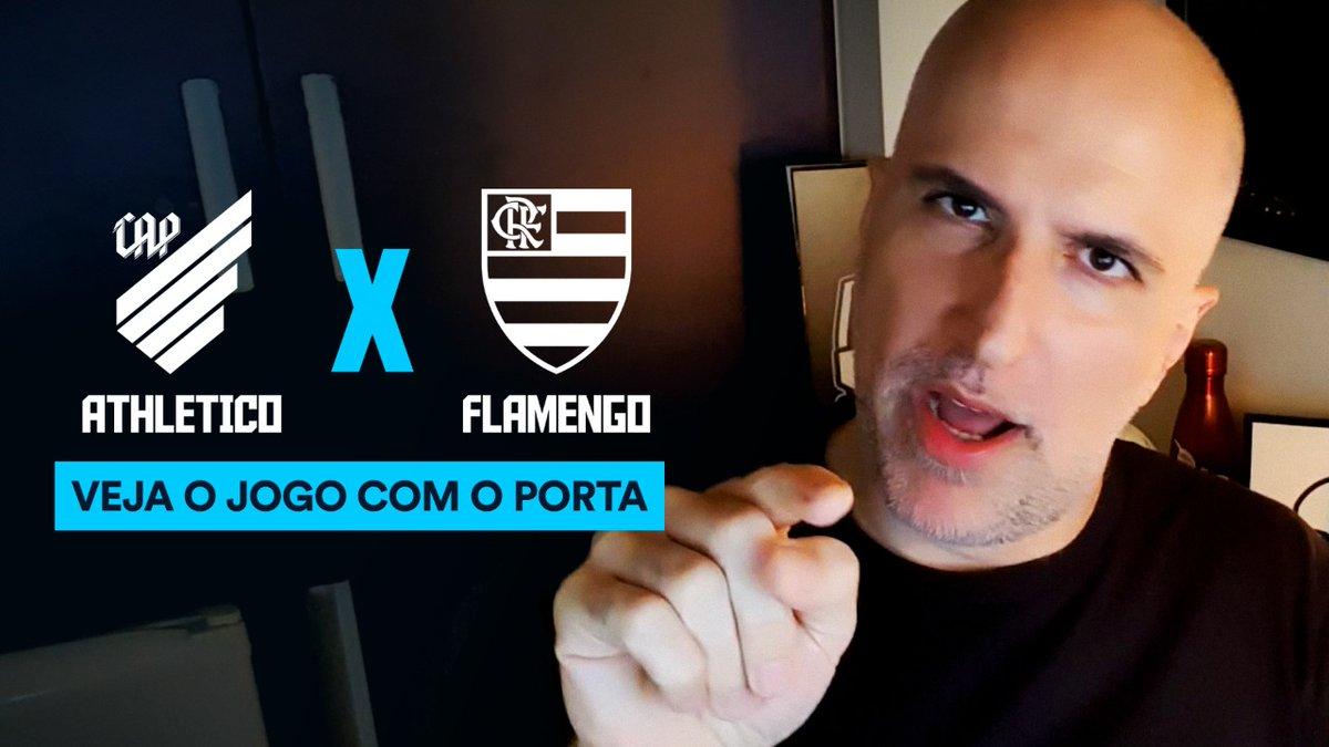 Antonio Tabet, do canal Porta dos Fundos, comandou a transmissão de Athletico x Flamengo no Twitch