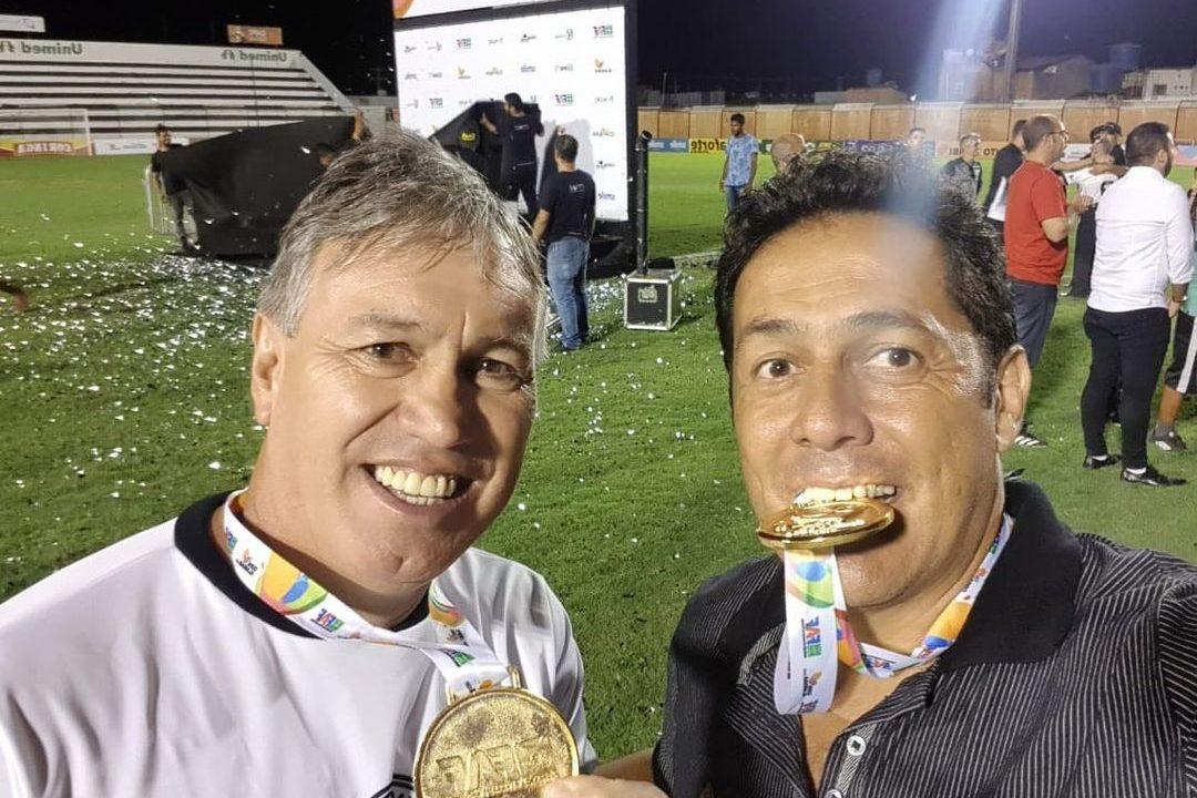 Pichetti e Maurílio foram campeões da Copa Alagoas pelo ASA. Foto: Reprodução.