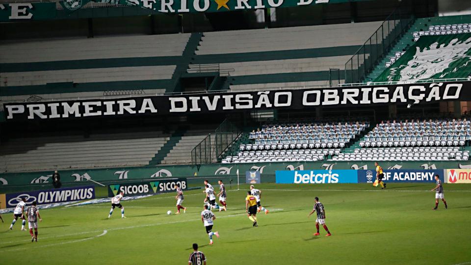 Sem a torcida, Coritiba penou no Couto Pereira. Foto: Albari Rosa/Foto Digital/UmDois Esportes