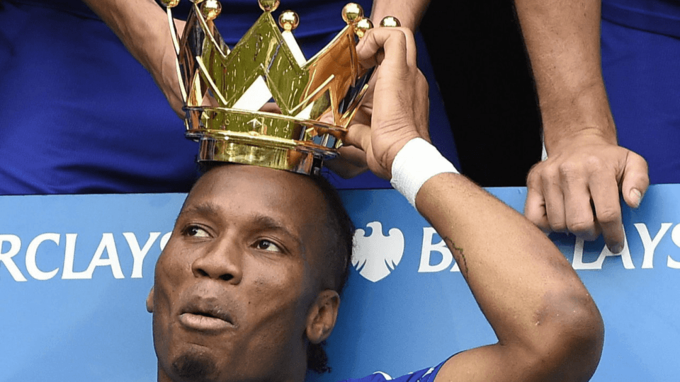 Drogba virou rei no Stamford Bridge. Foto: Reprodução