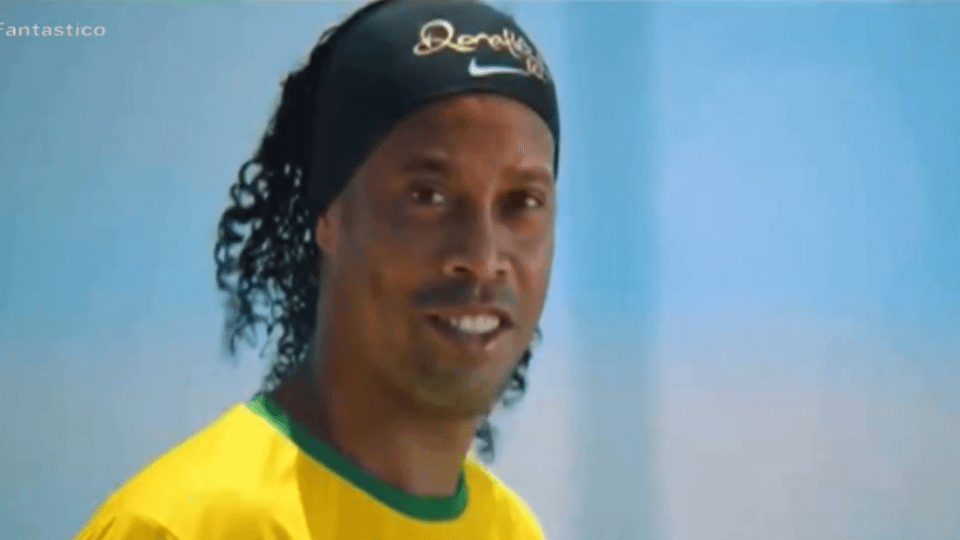 Propaganda com Ronaldinho. Foto: Reprodução/TV