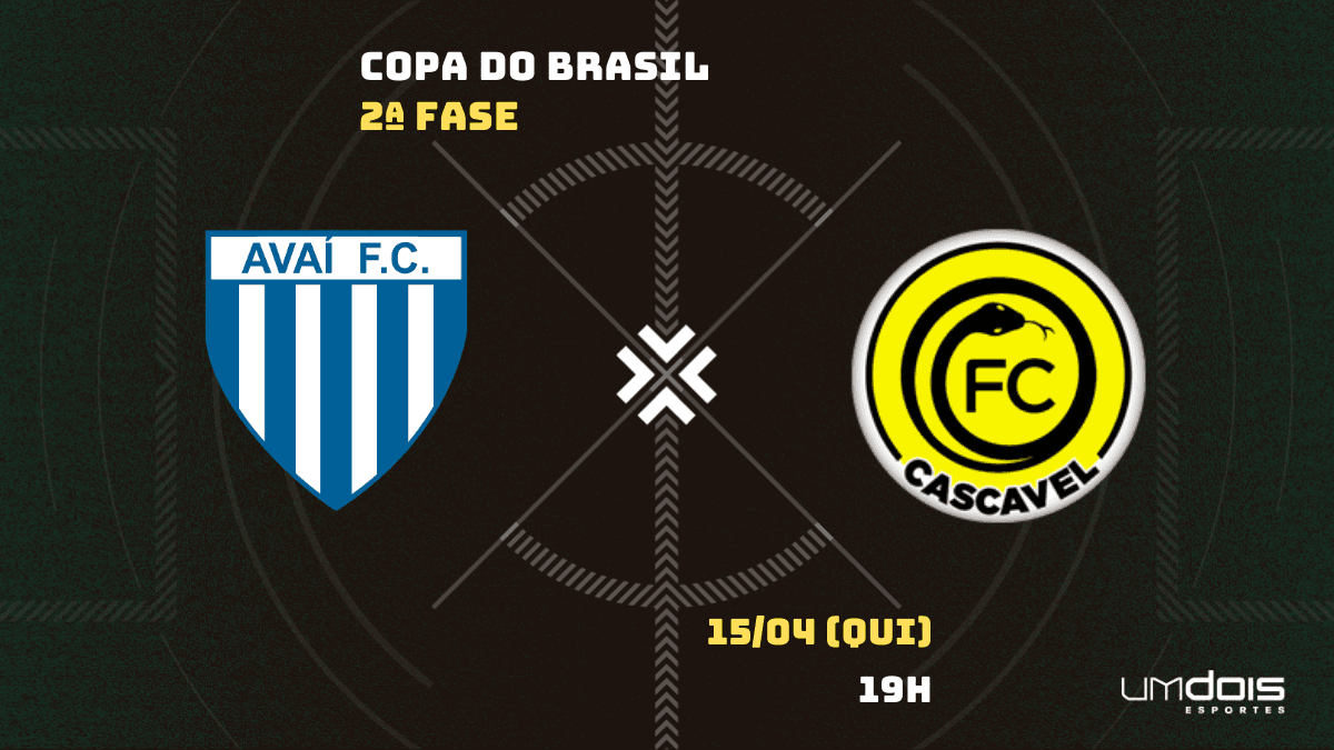 Avaí x FC Cascavel &#8211; 2ª fase da Copa do Brasil