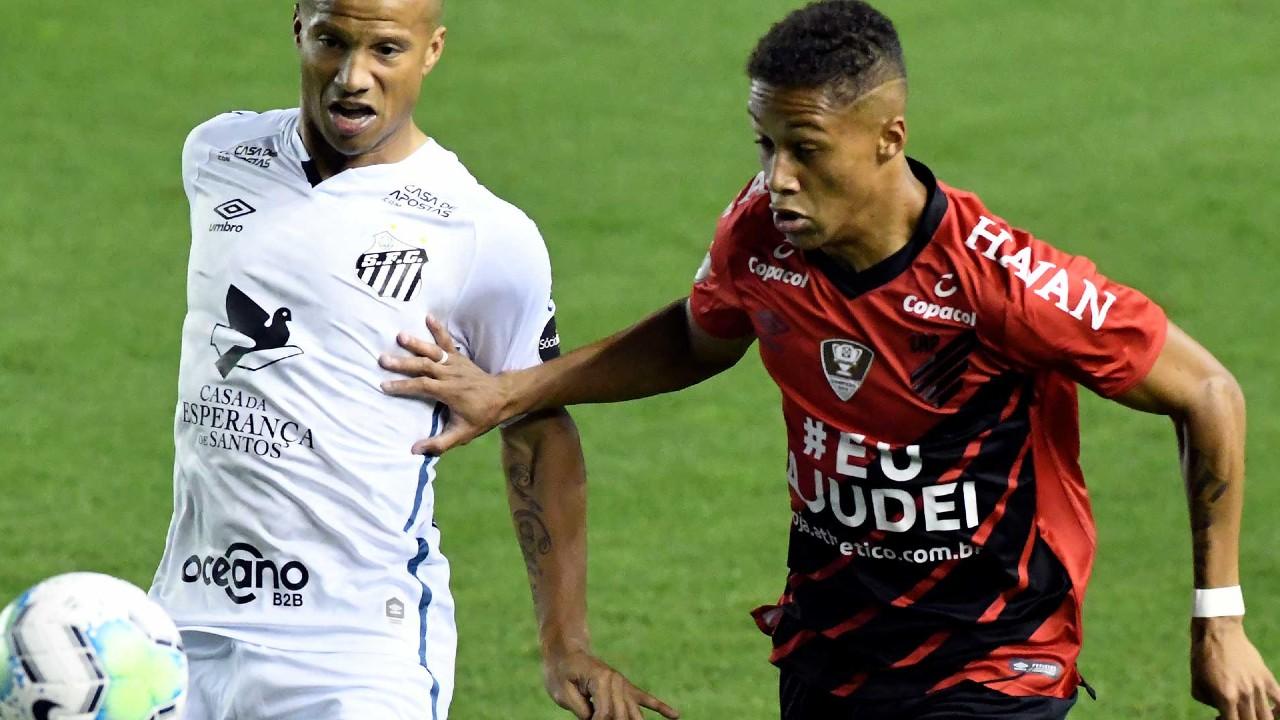 Athletico nunca venceu o Santos na Vila Belmiro em Campeonato Brasileiro