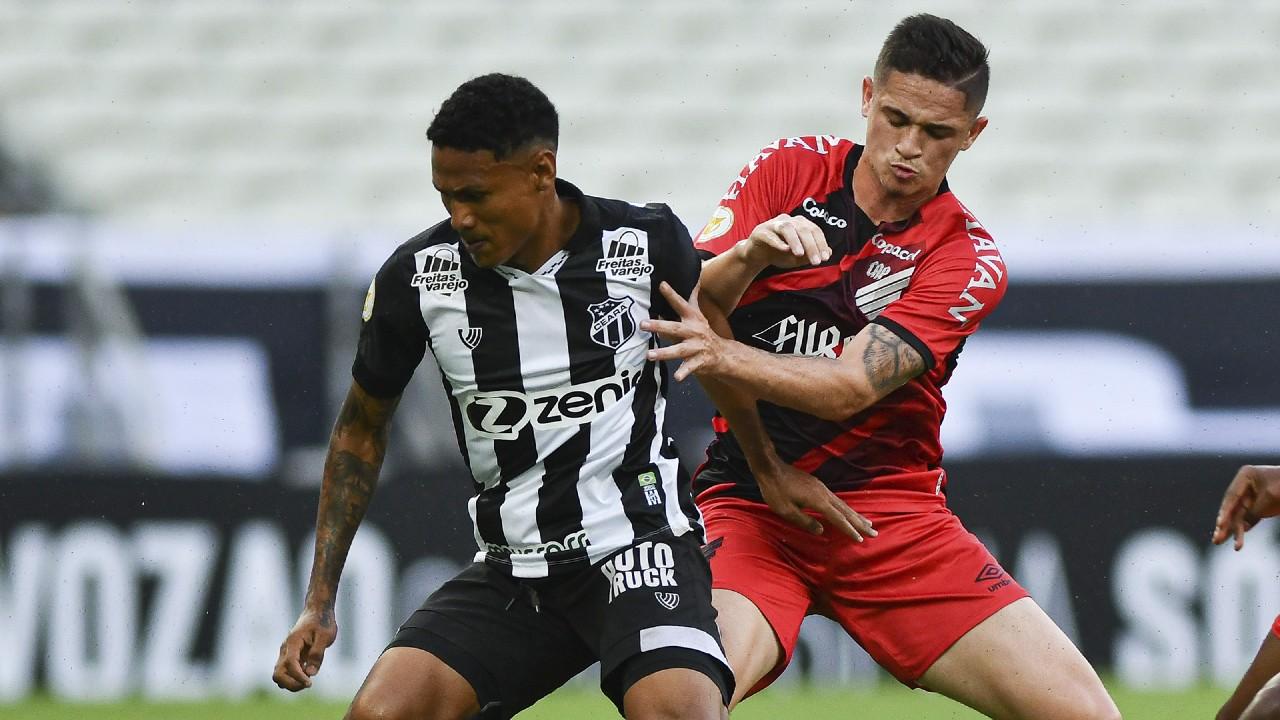 Athletico foi derrotado pelo Ceará em Fortaleza