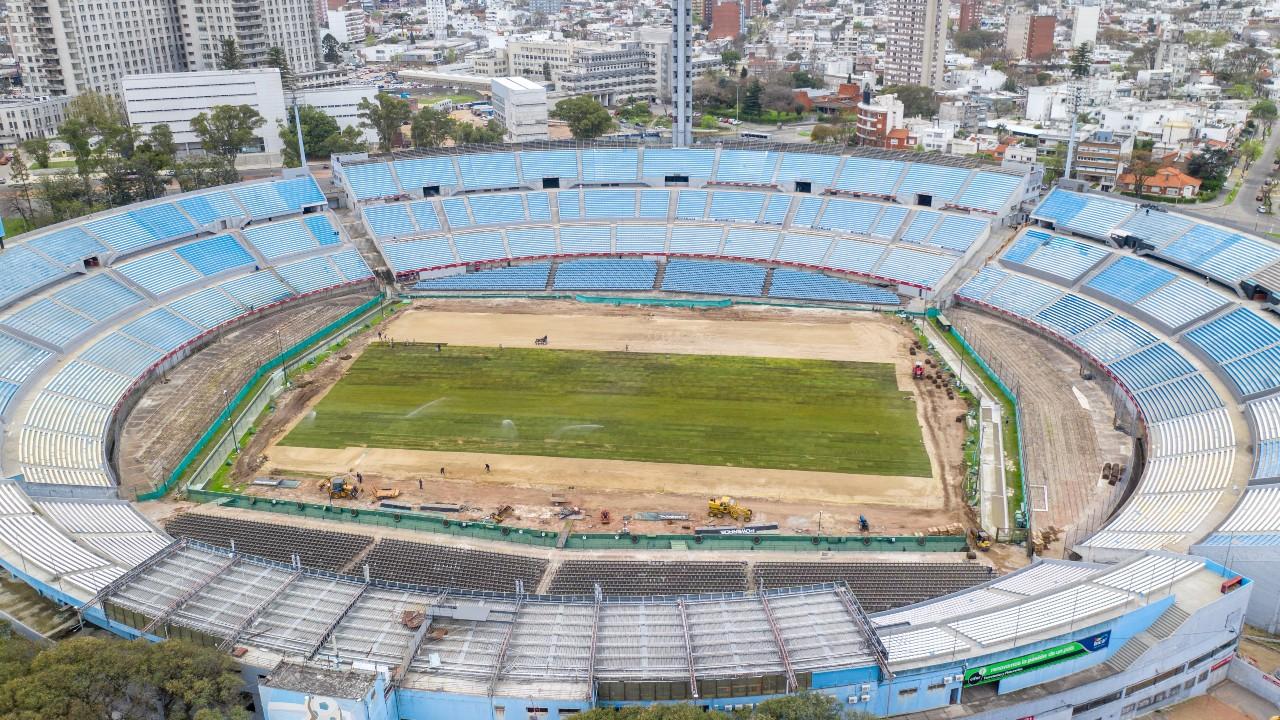 Estádio em Montevidéu passa por reformas