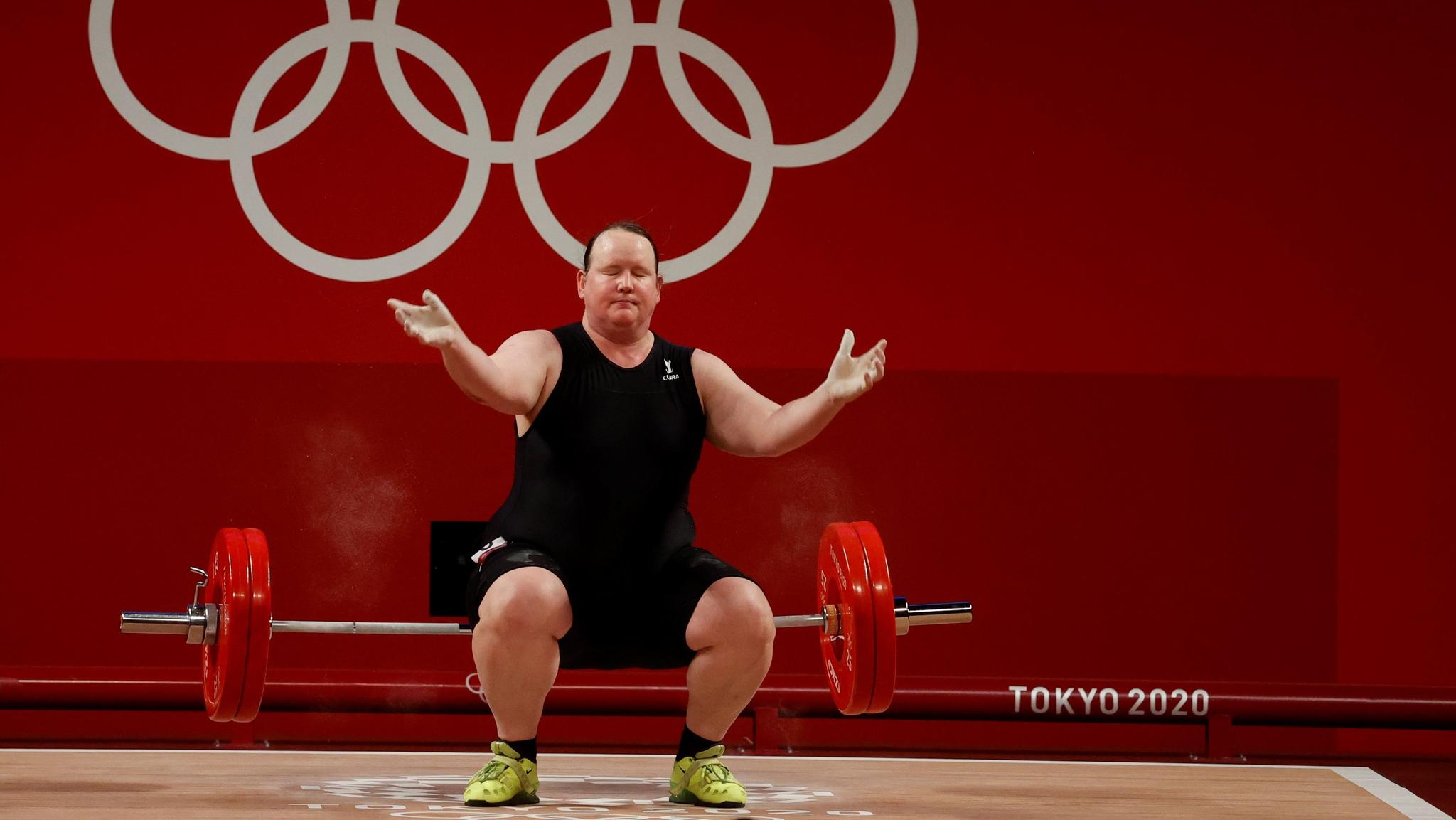 Laurel Hubbard, atleta transgênero da Nova Zelândia, competiu nos Jogos Olímpicos de Tóquio, mas errou as três tentativas.