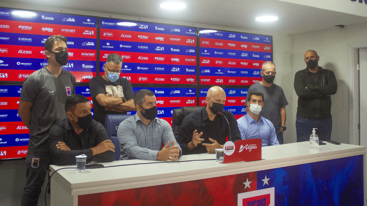 Pedro Soriano, Omar Feitosa e os novos integrantes da comissão
