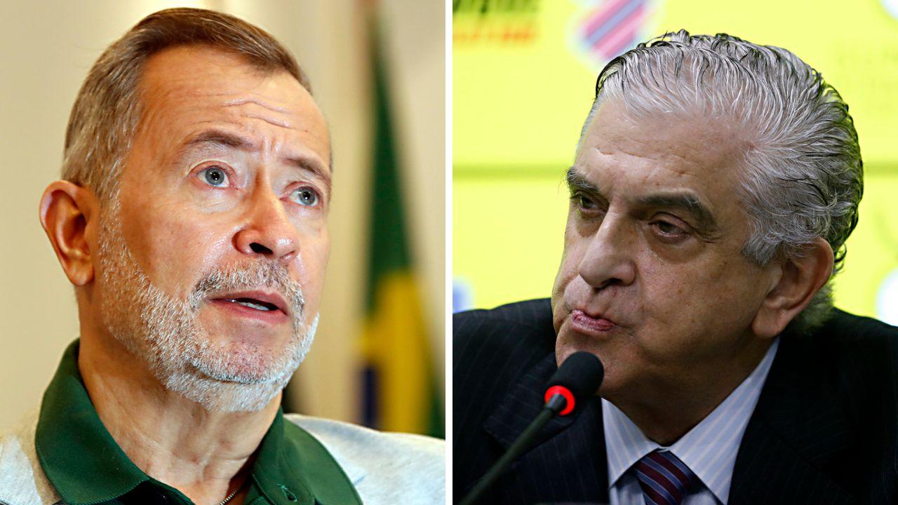 Presidentes Juarez e Petraglia, de Coritiba e Athletico, respectivamente