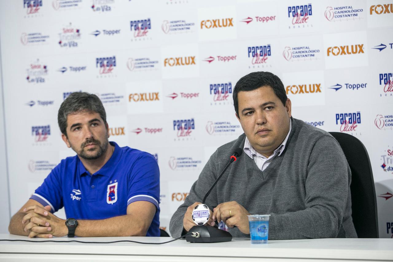 Rodrigo Pastana e Leonardo Oliveira no Paraná Clube
