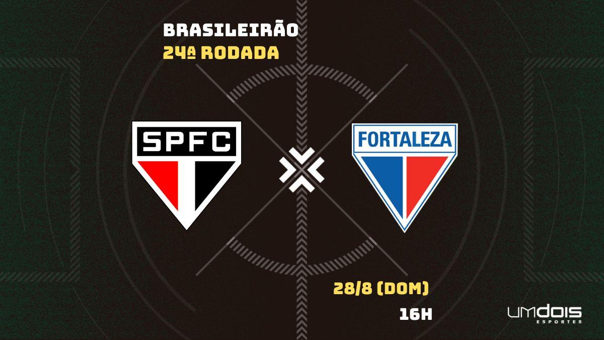 São Paulo x Fortaleza: veja onde assistir ao vivo, horário, escalações e arbitragem